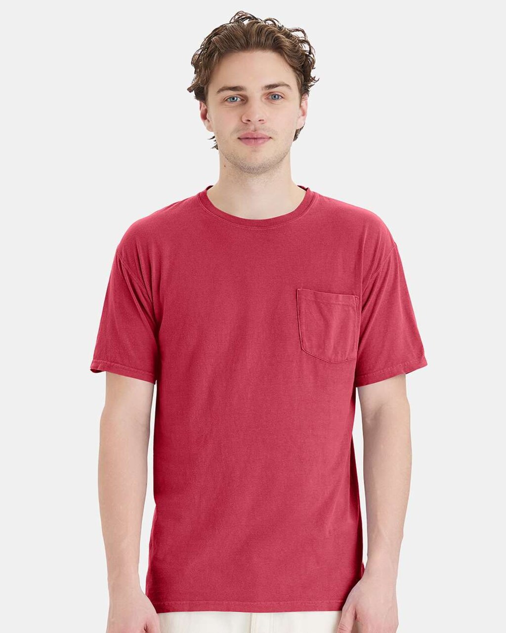 Unisex Garment-Dyed Pocket T-Shirt for Casual, Work & Everyday Vintage Wear